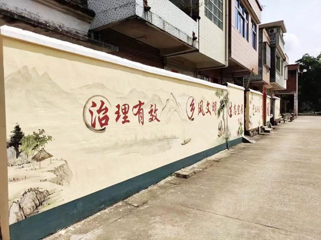 瓦科公司以品牌踐行鄉(xiang) 村振興(xing) ，創意牆繪助力美麗(li) 鄉(xiang) 村建設