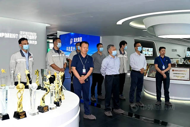 中車戚墅堰機車車輛工藝研究所有限公司考察團蒞臨(lin) 晨光工業(ye) 園參觀考察！