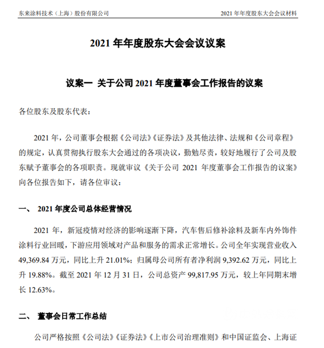 擬派發紅利2880萬(wan) 元！東(dong) 來塗料抓高不放低：推動高端產(chan) 品開發，加速低端產(chan) 品擴張