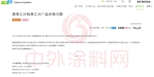 時間定了！價(jia) 格上調！6月塗料漲價(jia) 箭在弦上