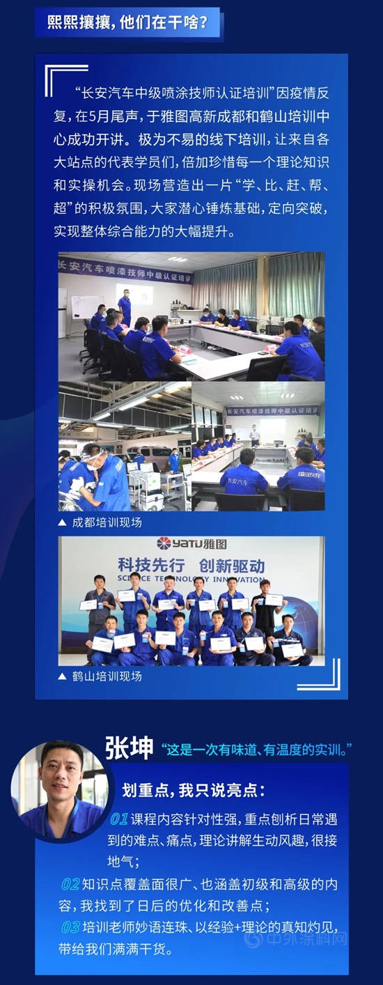 雅圖高新與(yu) 長安汽車強強聯合 助力中級噴塗技師認證培訓