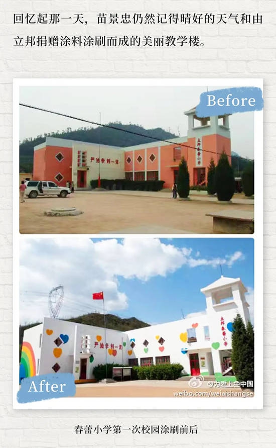 從(cong) 播種到收獲——回首第一所塗刷的立邦春蕾小學