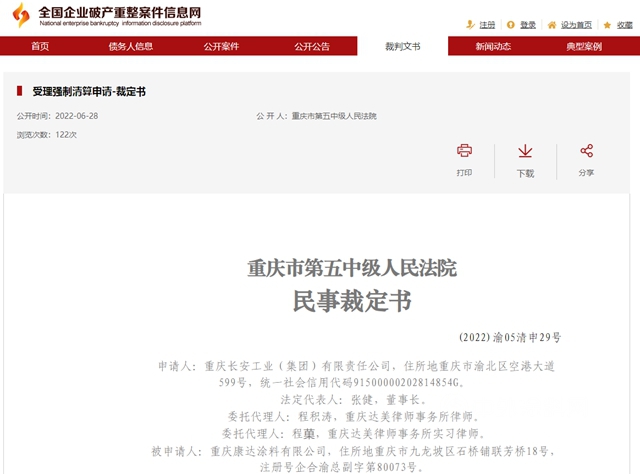 暴漲3萬(wan) 涉塗料179條！上半年企業(ye) 破產(chan) 重整記錄高達105567