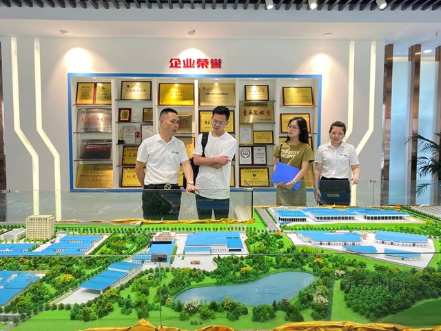 湖南湘江塗料科技有限公司蒞臨(lin) 廣源集團總部考察