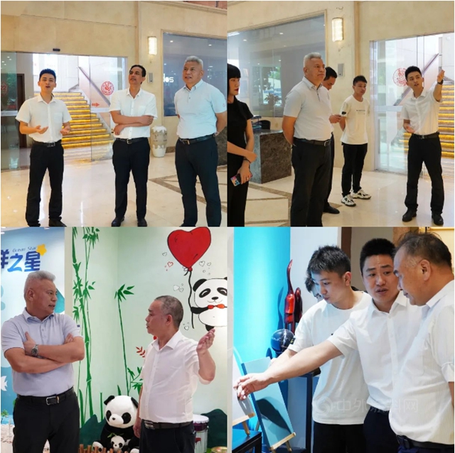 “金牌廚櫃”潘孝貞董事長一行蒞臨(lin) 美塗士集團參觀訪問