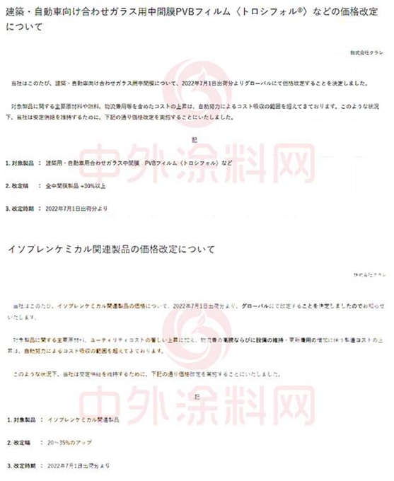最高暴漲29000元/噸！斯泰潘/三菱/瓦克/東(dong) 曹/可樂(le) 麗(li) 等化工巨頭7月漲潮來襲