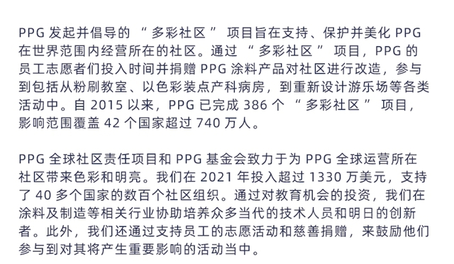 PPG“New Paint for a New Start”活動通過色彩翻新使天津市泰達第一幼兒(er) 園煥然一新