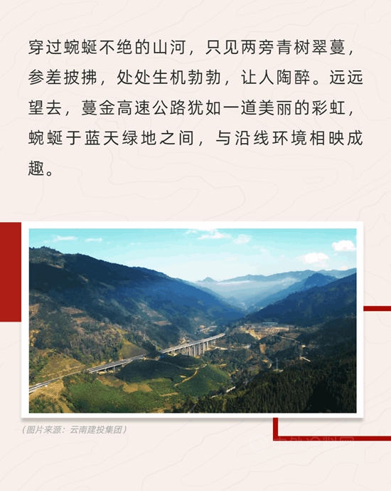虹潤助力建設蔓金高速公路， 跑出美麗(li) “加速度”