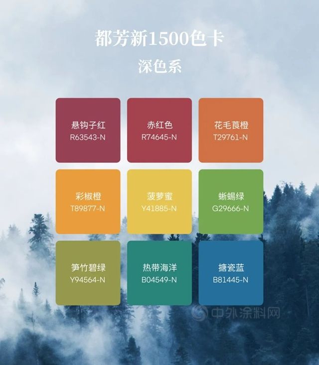 都芳新色卡「重磅」上線，玩轉1500色