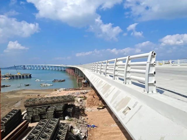 橫跨大海4.5公裏 | 嘉寶莉助力廈門第二東(dong) 通道建設