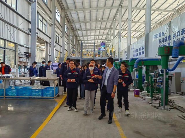 溫大師生走進浙江瑞迪新材料股份有限公司參觀交流