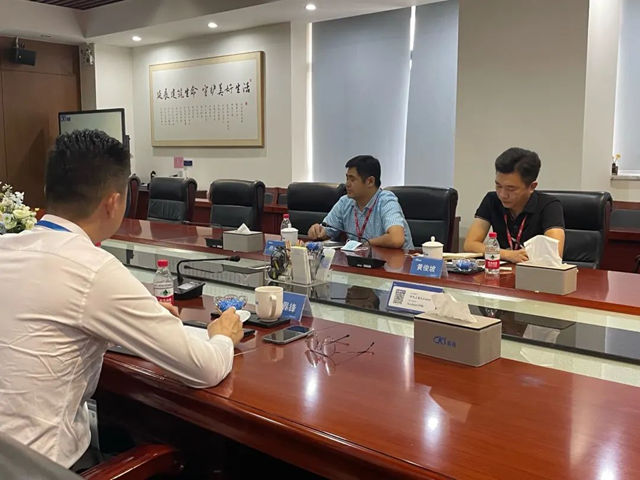 歐派優(you) 材領導蒞臨(lin) 科順民建集團參觀交流，共商發展！