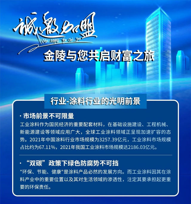 火熱招商 | 金陵塗料誠邀您加盟，共贏財富路！