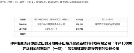投資近7億(yi) 元！兩(liang) 大塗料相關(guan) 項目落戶山東(dong) 濟寧