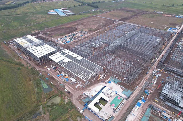 奧迪在華第一個(ge) 豪華電動車鋼結構廠房，用上金陵塗料