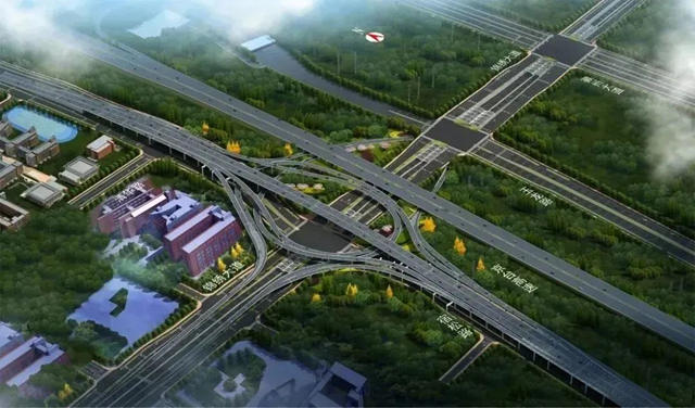 亞(ya) 士助力合肥市域最長快速路建設