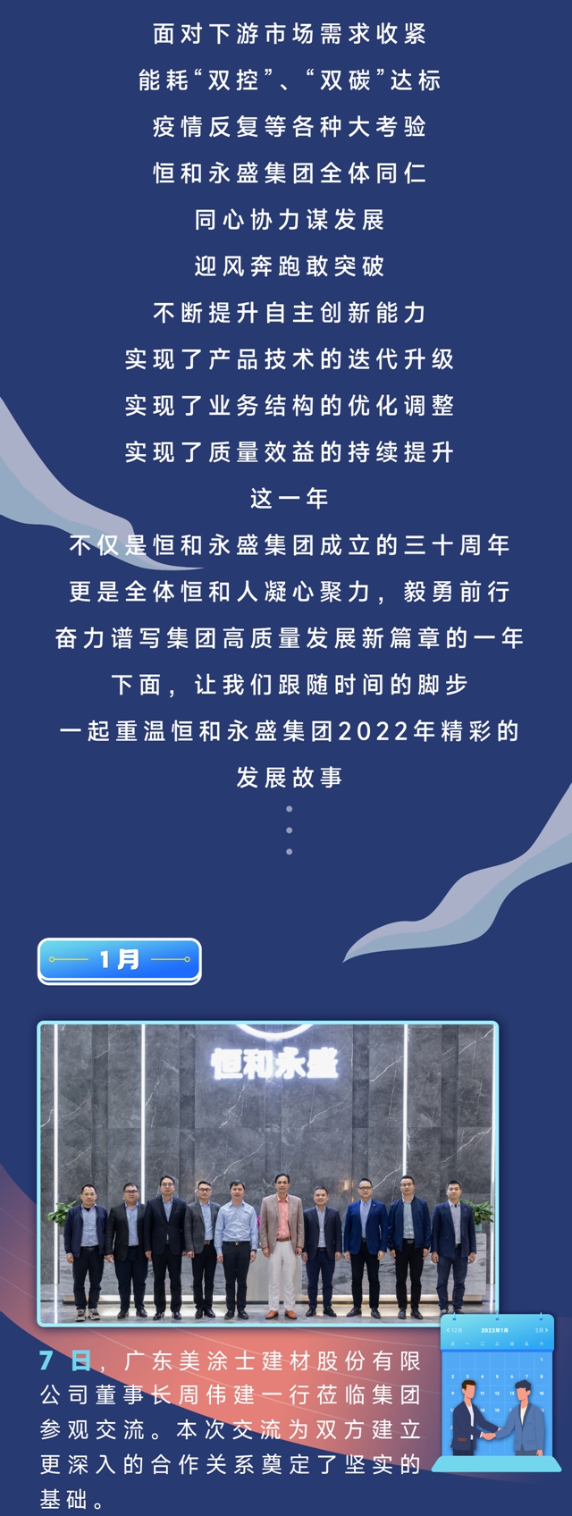 記錄足跡 砥礪前行！2022恒和永盛集團跑出發展“加速度”