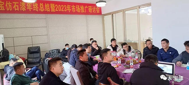 大寶仿石漆2023市場推廣研討會(hui) 圓滿舉(ju) 行