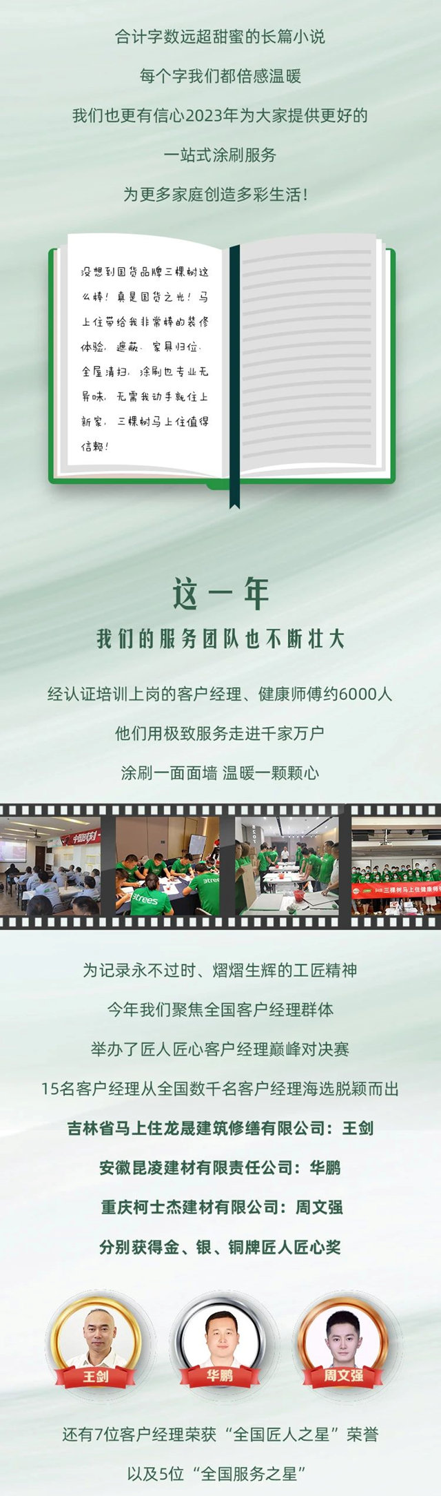 2022年三棵樹馬上住服務年度總結報告