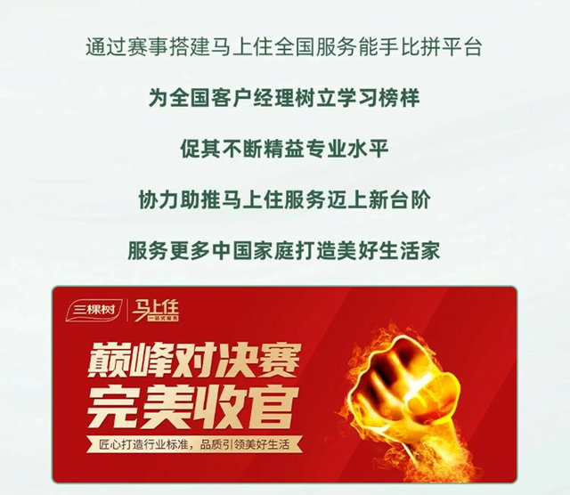 2022年三棵樹馬上住服務年度總結報告