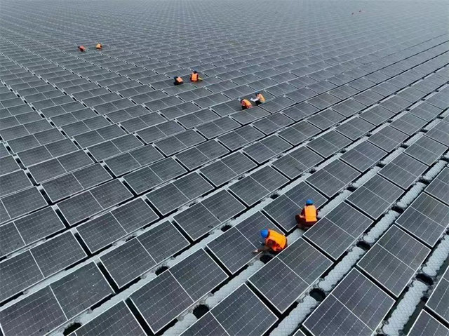 雙瑞塗料助力國能聊城200MW淡水湖光伏項目順利並網發電