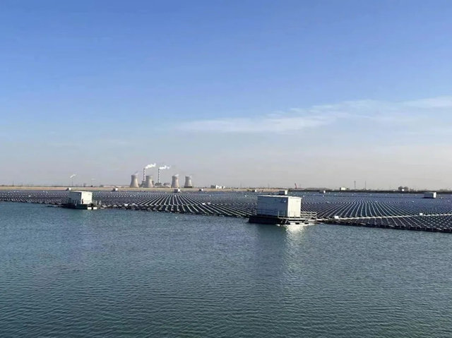 雙瑞塗料助力國能聊城200MW淡水湖光伏項目順利並網發電