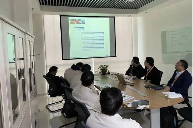 湖南倍特爾新材料到湘江關(guan) 西和湘江塗料進行技術交流