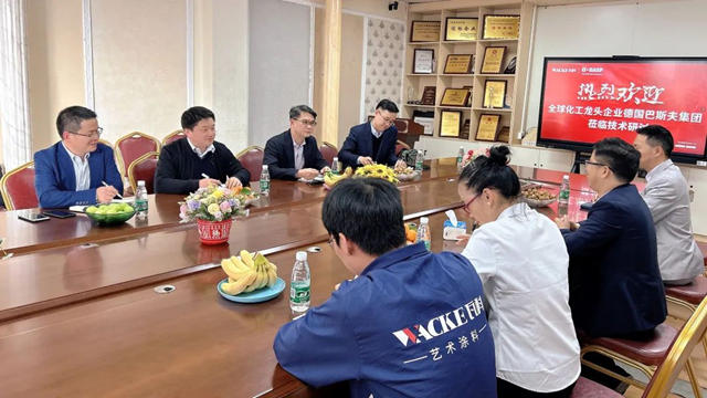 全球化工龍頭企業(ye) 德國巴斯夫集團蒞臨(lin) 瓦科技術研討