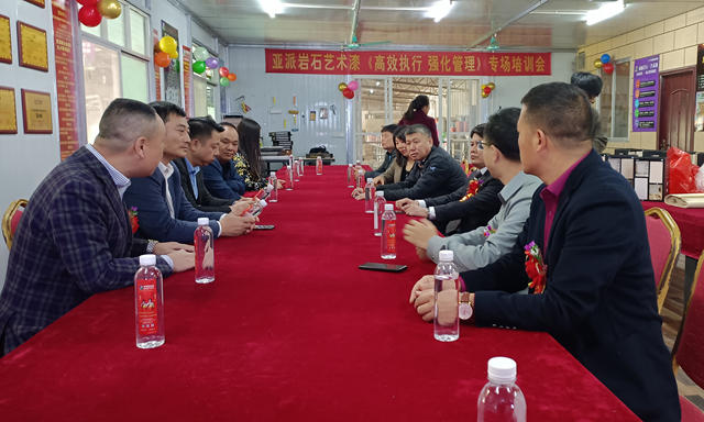 廣西首家！中國裝修工匠師塗裝技術培訓基地落地亞(ya) 派岩石漆