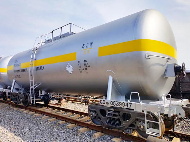 飛鹿股份助力中車長江公司圓滿完成69輛GQ70輕油罐車交車任務