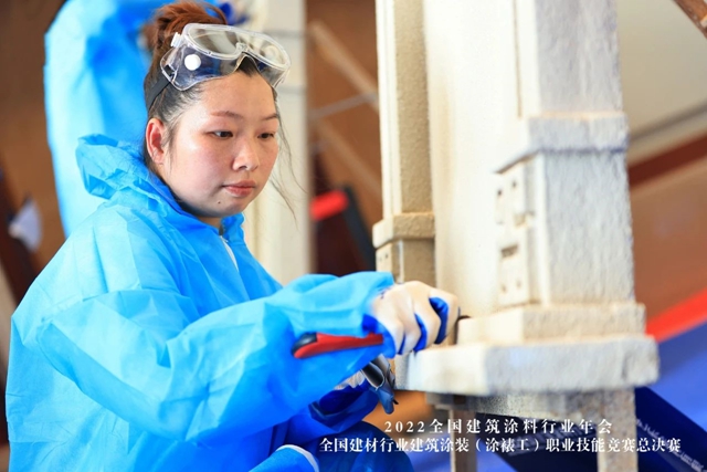 巔峰對決(jue)  斬獲五強丨美儷(li) 嘉閃耀全國建築塗裝職業(ye) 技能大賽總決(jue) 賽