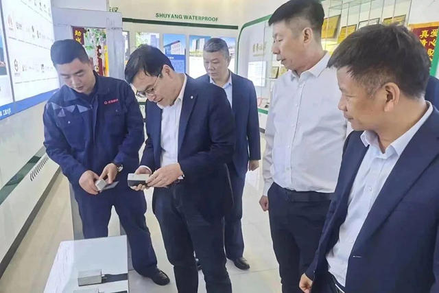 北新建材董事長尹自波調研西北區域部分企業(ye) 