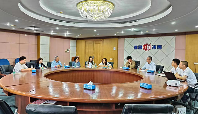 佛山基地順德發展中心蒞臨(lin) 鴻昌化工指導聯培工作