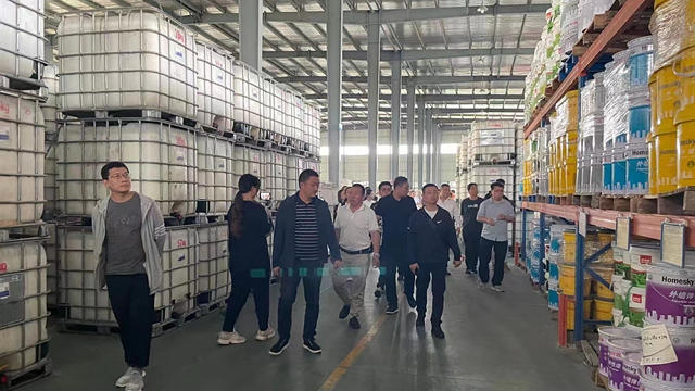 河南塗協一行到安徽塗協參觀考察