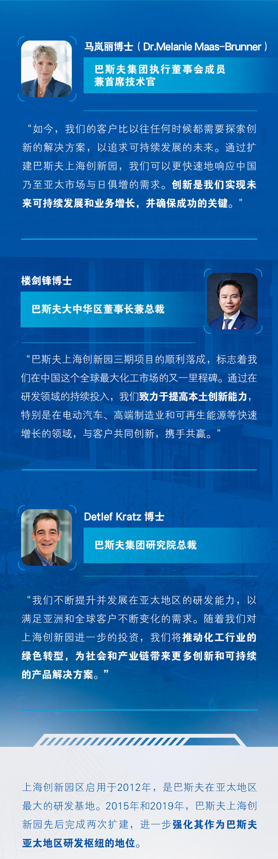 巴斯夫上海創新園三期盛大揭幕