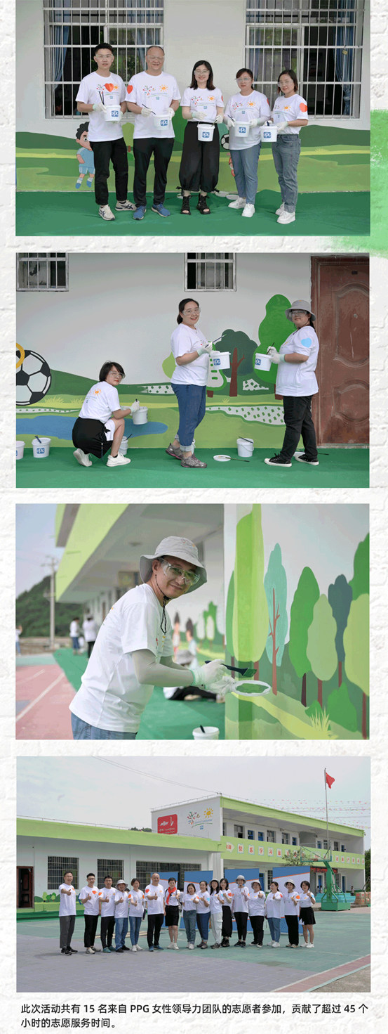PPG“New Paint for a New Start”活動讓貴州省銅仁市東(dong) 風小學煥然一新