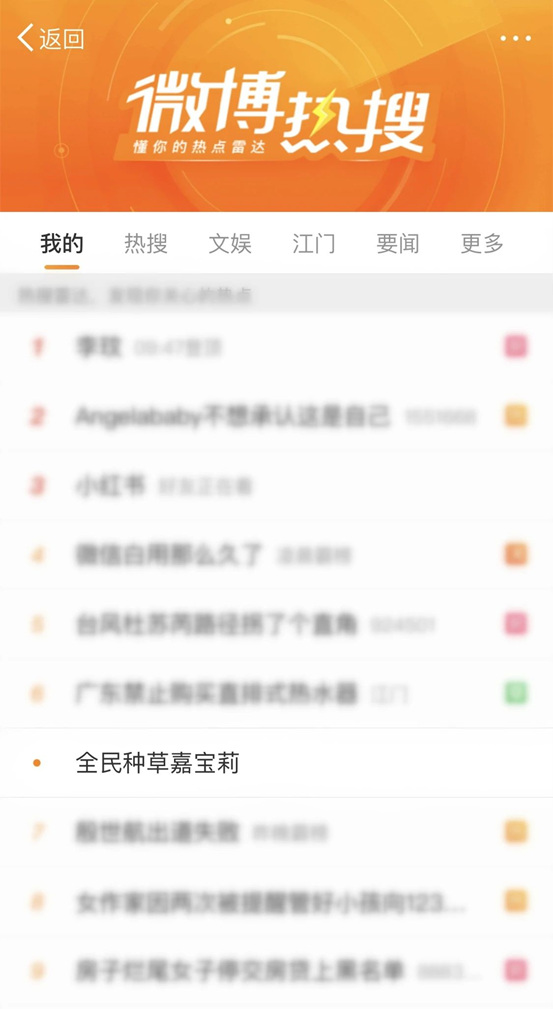 破億(yi) ！嘉寶莉熱搜好熱鬧