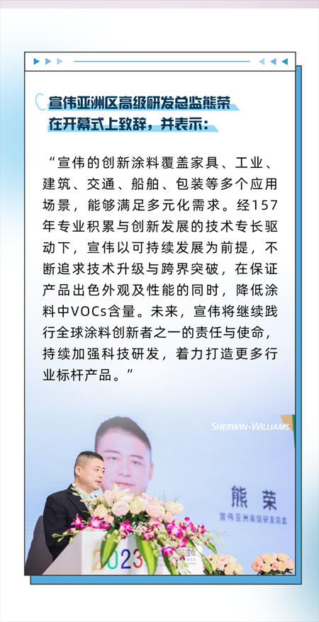 宣偉(wei) 亮相2023中國國際塗料博覽會(hui) 