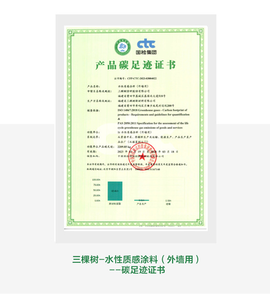 布局綠色低碳新賽道，三棵樹工程多品類產(chan) 品獲得“碳足跡”認證
