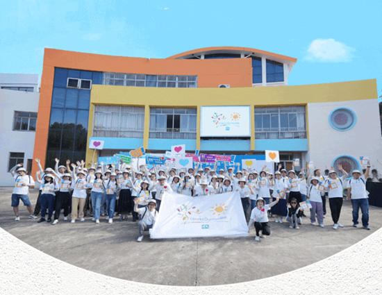 PPG“多彩社區-用色彩點亮夢想”活動讓張家港市德積幼兒(er) 園煥然一新