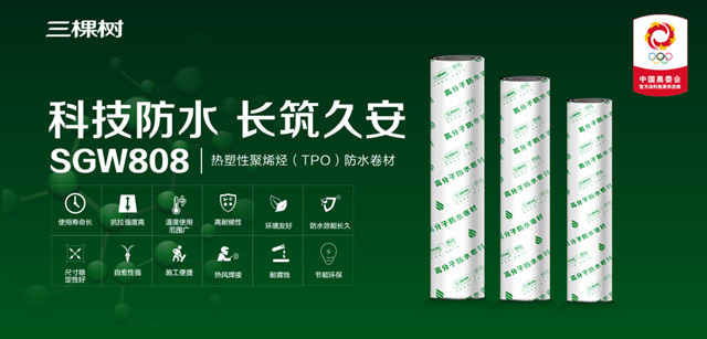 三棵樹TPO高分子防水卷材助力鳳陽縣經開區清潔能源應用廠房項目建設