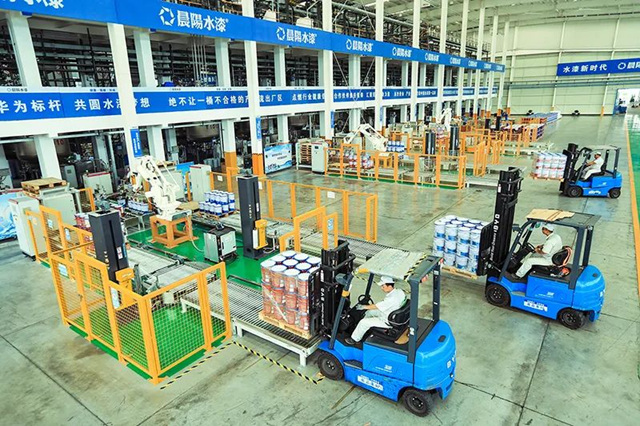 晨陽水漆助力河北綠色建材下鄉(xiang)  參加保定災後重建綠色建材產(chan) 需對接會(hui) 