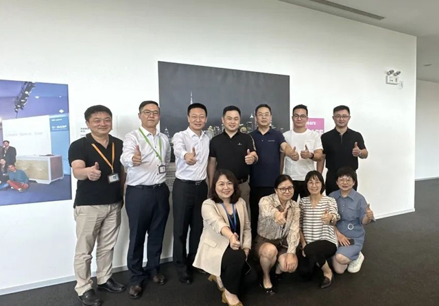 卡百利（中國）高管團隊參訪塗料神秘彩金随机派发最高赠送龍頭企業(ye) 巴斯夫，星級原料助力卡百利“醛變水”技術