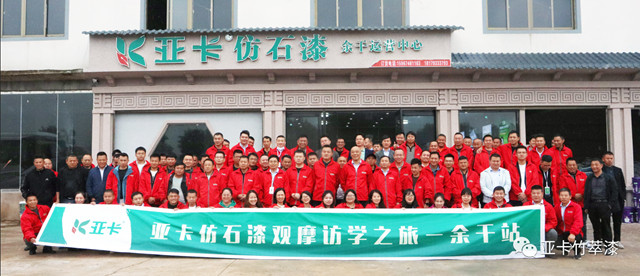亞(ya) 卡仿石漆觀摩訪學之旅