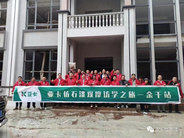亞(ya) 卡仿石漆觀摩訪學之旅