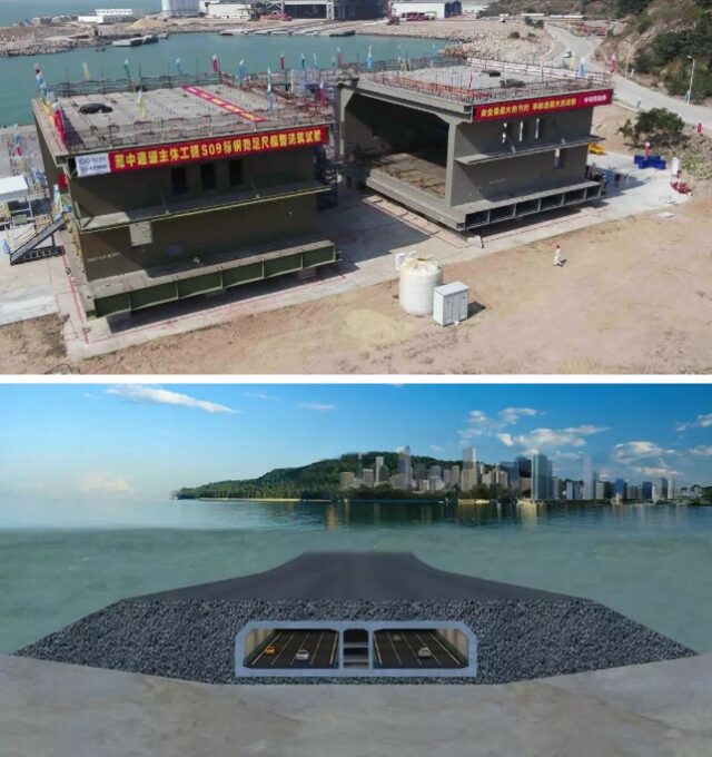 “海底長城”深中通道主線貫通！七二五所、中遠關(guan) 西、海虹老人塗料技術為(wei) 超級工程護航