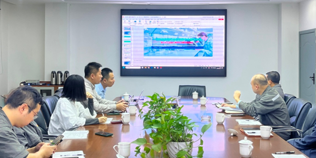 重慶三峽油漆股份有限公司與(yu) 一半科技（江蘇）有限公司等開展商務交流