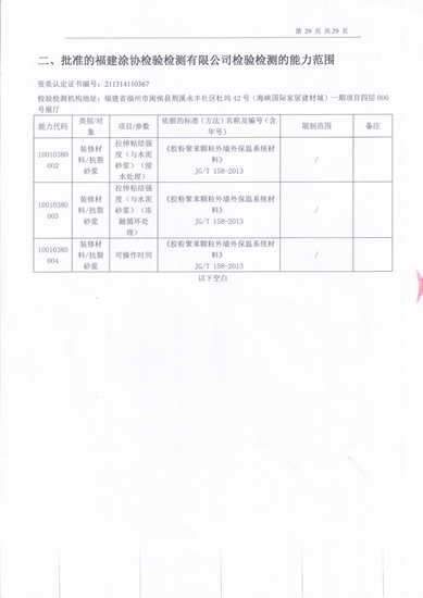 福建塗協檢驗檢測有限公司檢測能力擴項評審順利通過！
