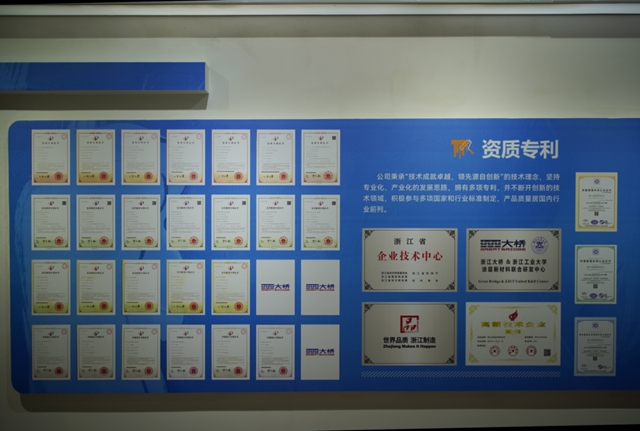 大橋油漆獲評"浙江省高新技術企業(ye) 研究開發中心"