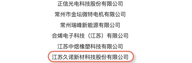 久諾榮獲“專(zhuan) 精特新”企業(ye) 認定！